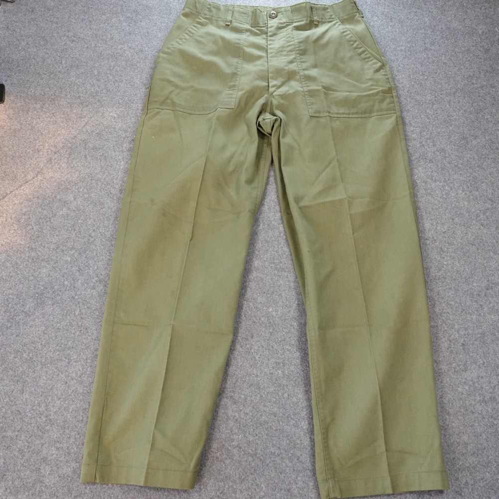 Vintage US Military OG-507 Fatigue Pants Olive Drab Baker Trousers 32x30 Talon